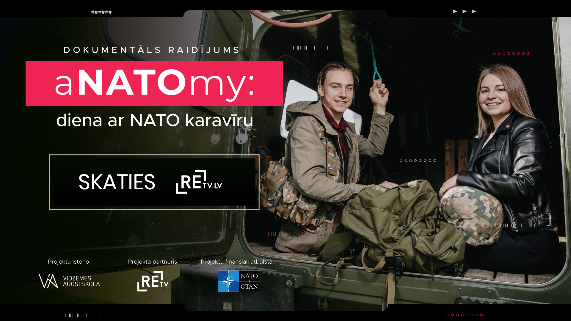 Noskaties dokumentālu raidījumu "aNATOmy: diena ar NATO karavīru"