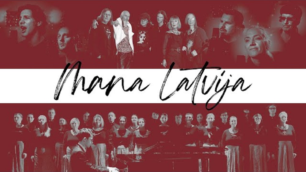 Latvijas mūziķi vienojas dziesmā “Mana Latvija”