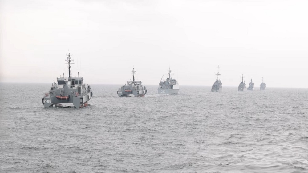 Notiek Baltijas valstu jūras spēku mācības