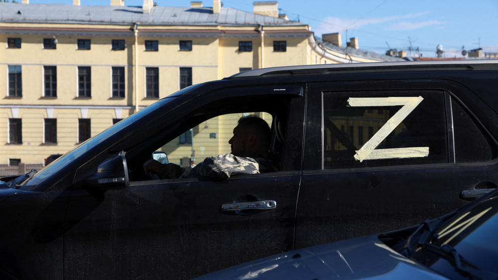 Vācijas tiesa par simbolu "Z" pie auto stikla piespriež 4000 eiro sodu