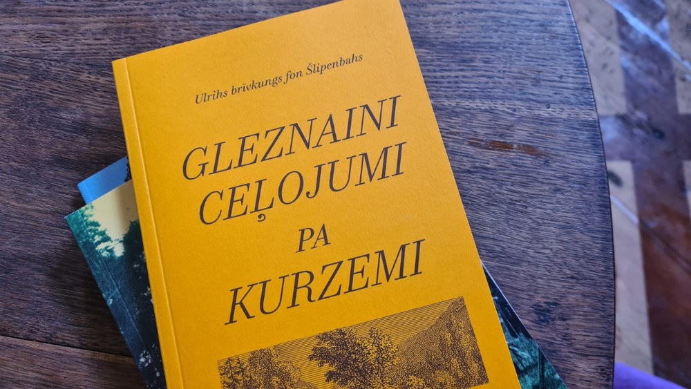 Gleznaini ceļojumi pa Kurzemi. Latviešu valodā izdod unikālu grāmatu