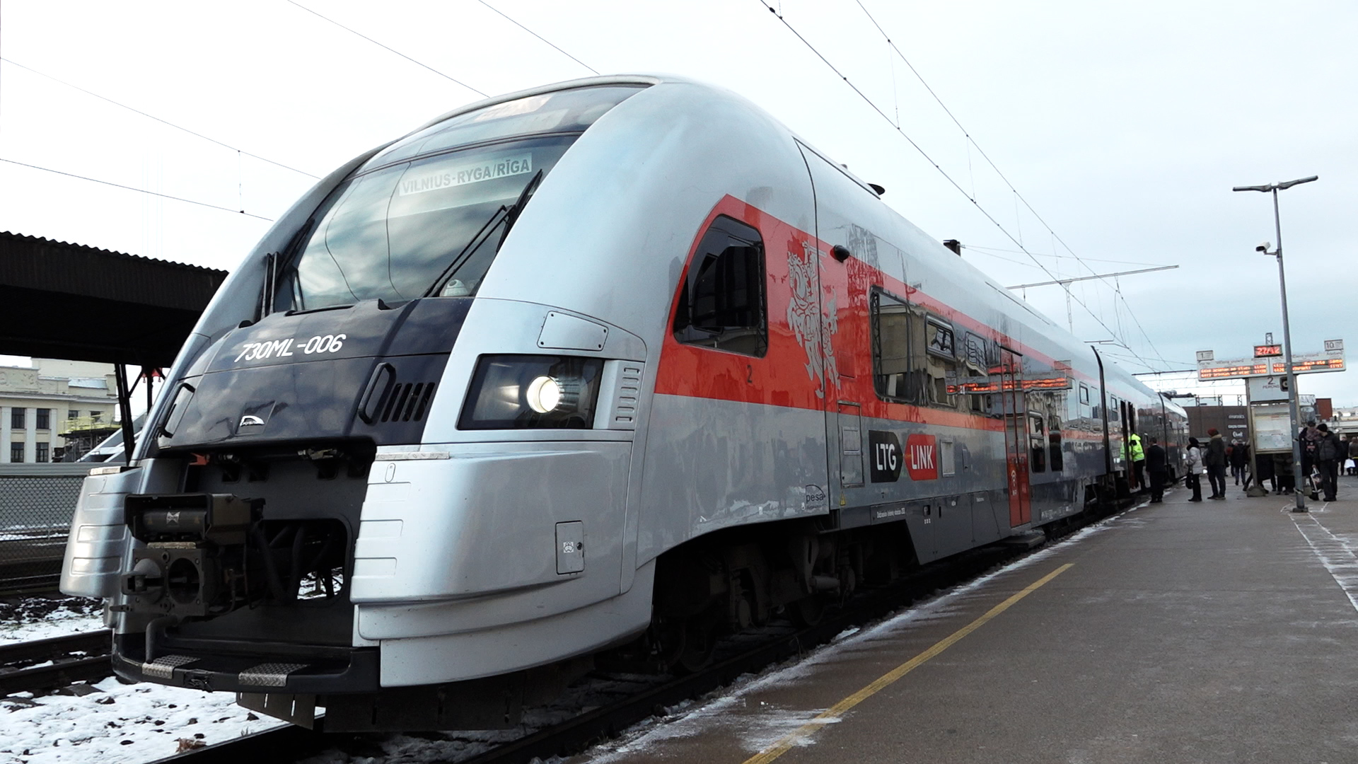Atklāj dzelzceļa reisu Viļņa - Rīga - Viļņa