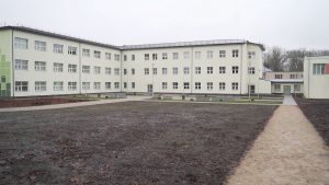 Vecumnieku vidusskolas jaunā ēka pēc pārbūves, 2025. gads.