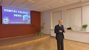 Dzimtās valodas dienas pasākums Jelgavas Sabiedriskajā centrā.