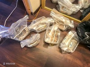 Plastmasas maisiņi ar augu izcelsmes vielām, konfiscēti policijas reidā