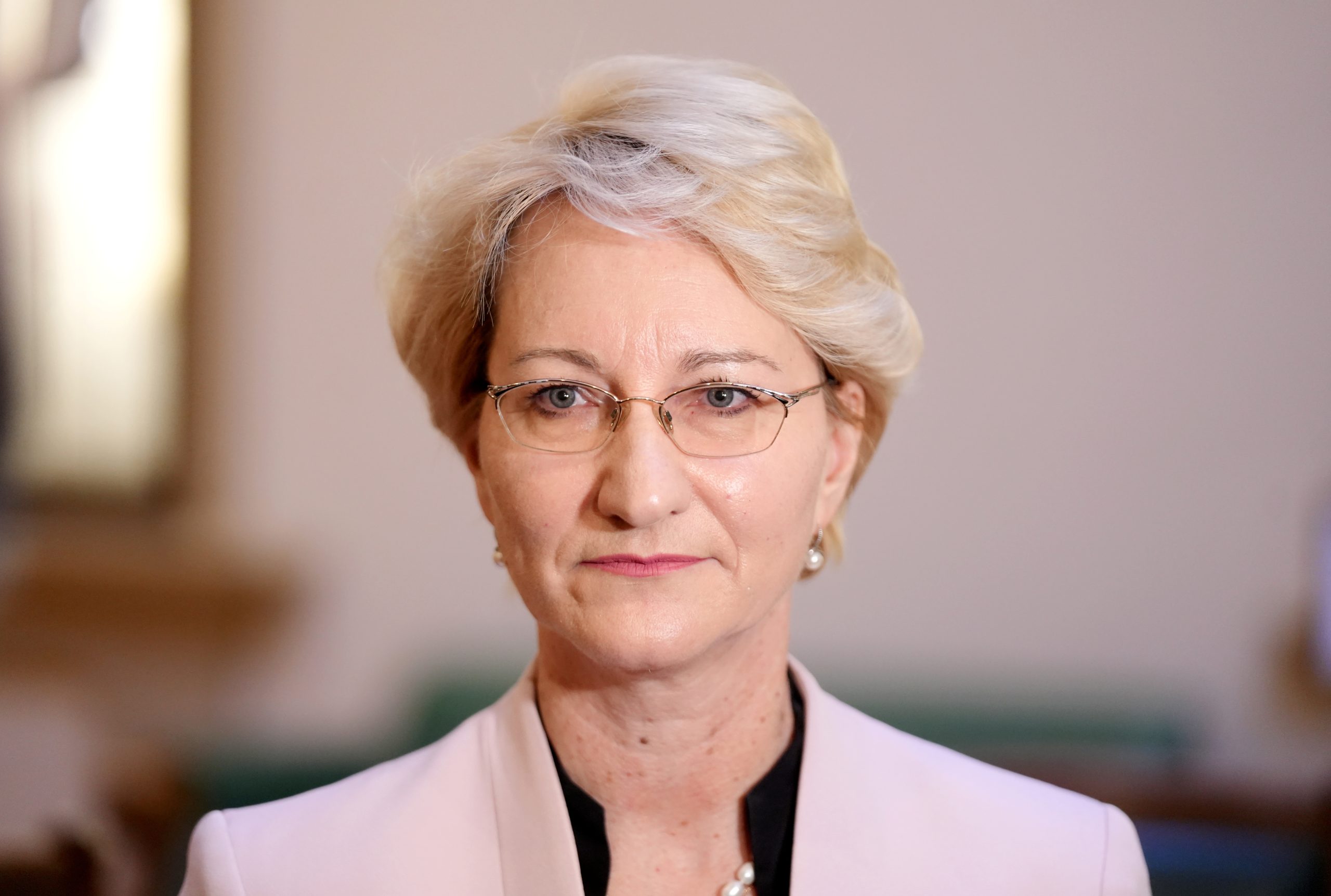 Izglītības un zinātnes ministre Dace Melbārde portretā
