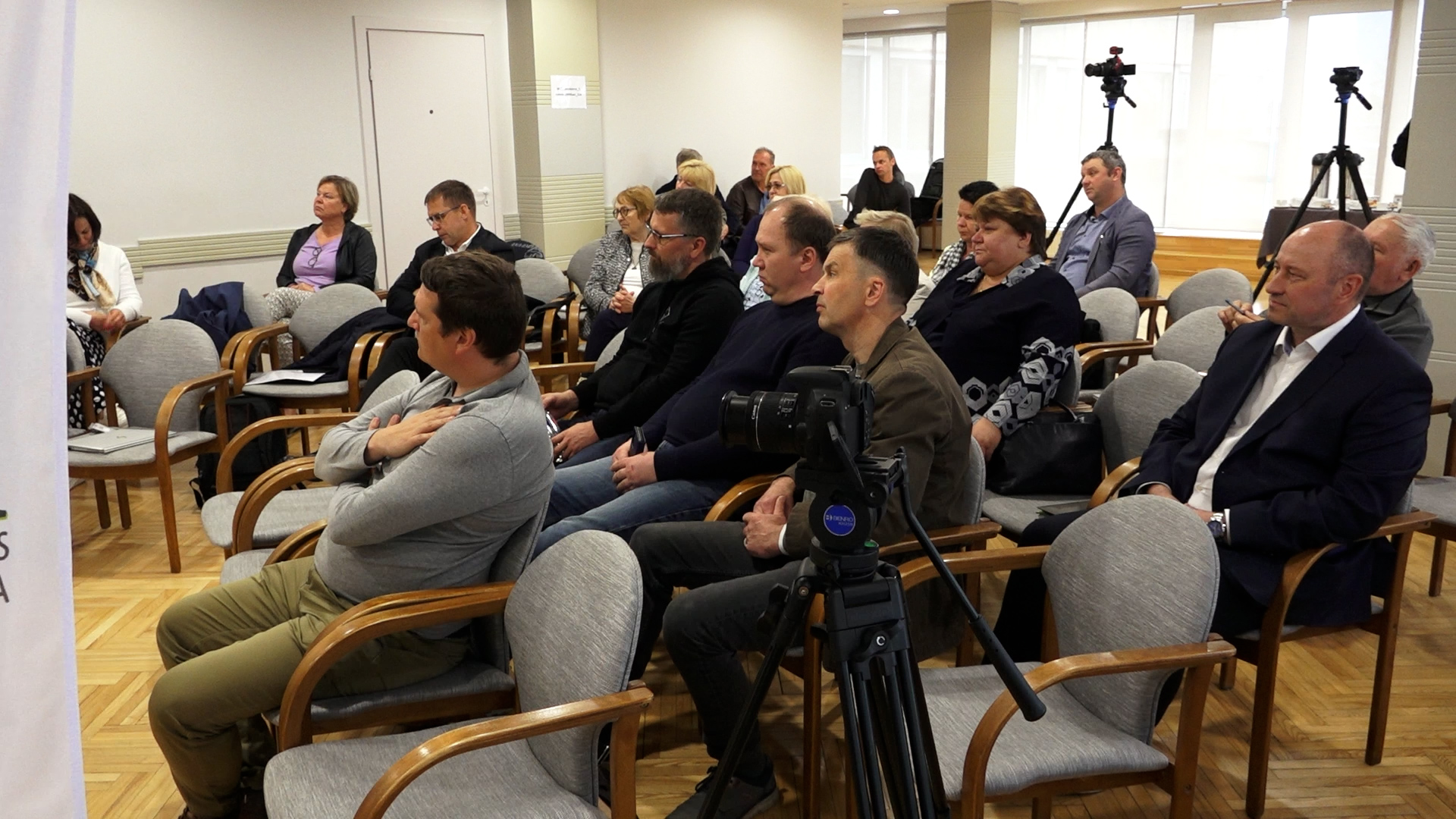 Attēls no Latvijas lauksaimniecības kooperatīvu foruma pasākuma kurā pārrunāti nozares izaicinājumi un sadarbības iespējas dažādās lauksaimniecības nozarēs.