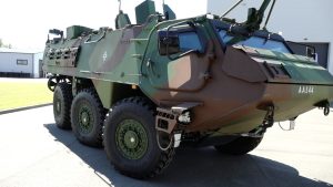 Patria bruņumašīna Valmieras ražotnes teritorijā