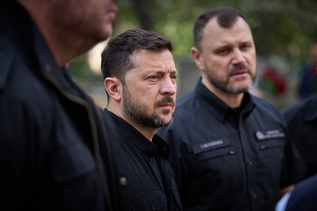 Ukrainas prezidents Volodimirs Zelenskis oficiālā pasākumā