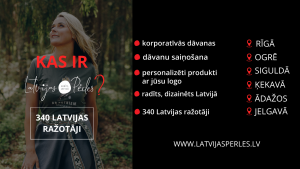 Sieviete mežā ar krekliņu “Ar putniem dzīvot jautrāk” – Latvijas Pērles kampaņa