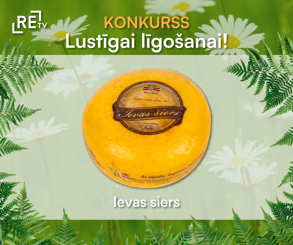 Ievas siers – dzeltenas krāsas siera ritulis