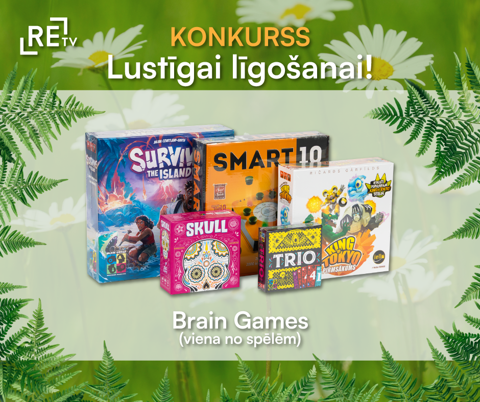 Dažādas galda spēles no Brain Games – Trio, Skull, Smart10 u.c.