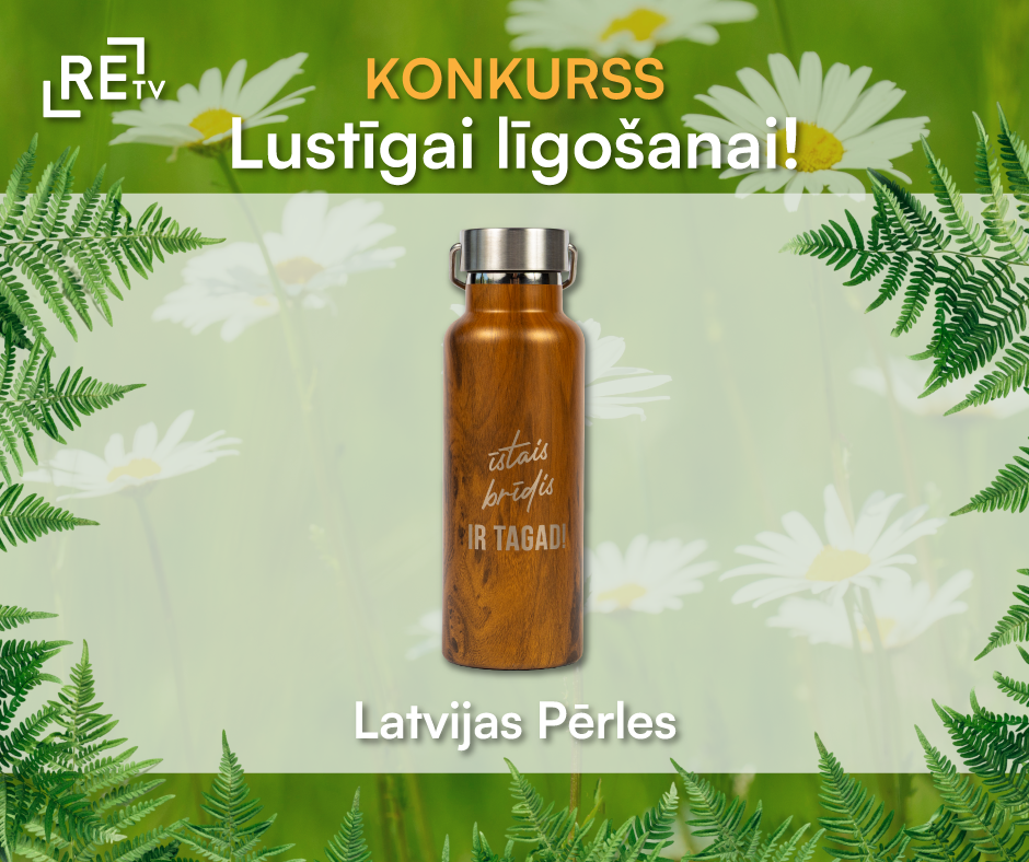 Latvijas Pērles termopudele ar uzrakstu “Īstais brīdis ir tagad”