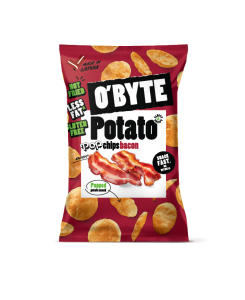 O’BYTE bekona garšas popkartupeļu čipsu paka