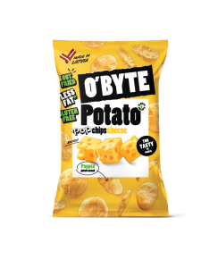 O’BYTE siera garšas popkartupeļu čipsu paka