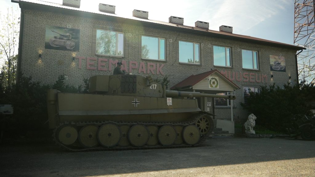 Vācijas Otrā pasaules kara tanks pie Valgas Militārā muzeja Igaunijā