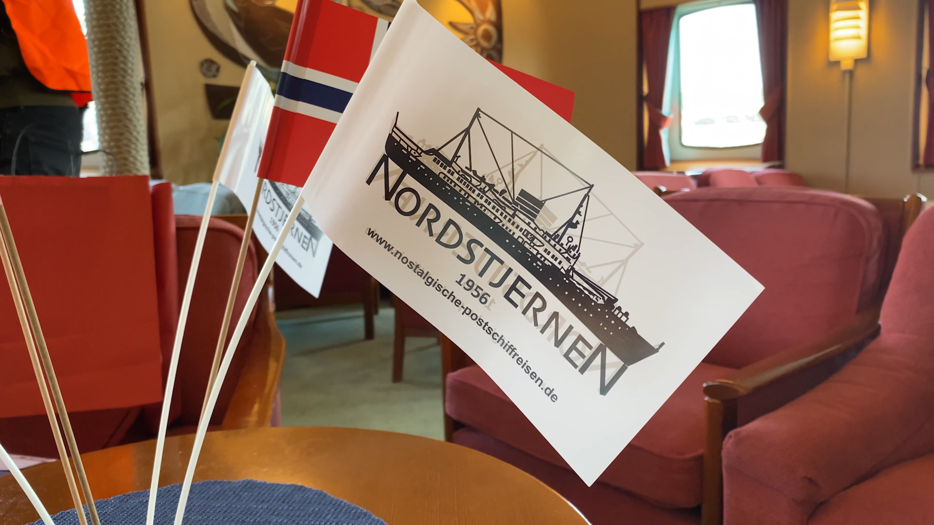 Vēsturiskais norvēģu kruīza kuģis “Nordstjernen” piestājis Ventspils ostā