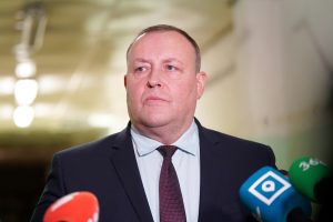 Iekšlietu ministrs Rihards Kozlovskis preses konferencē