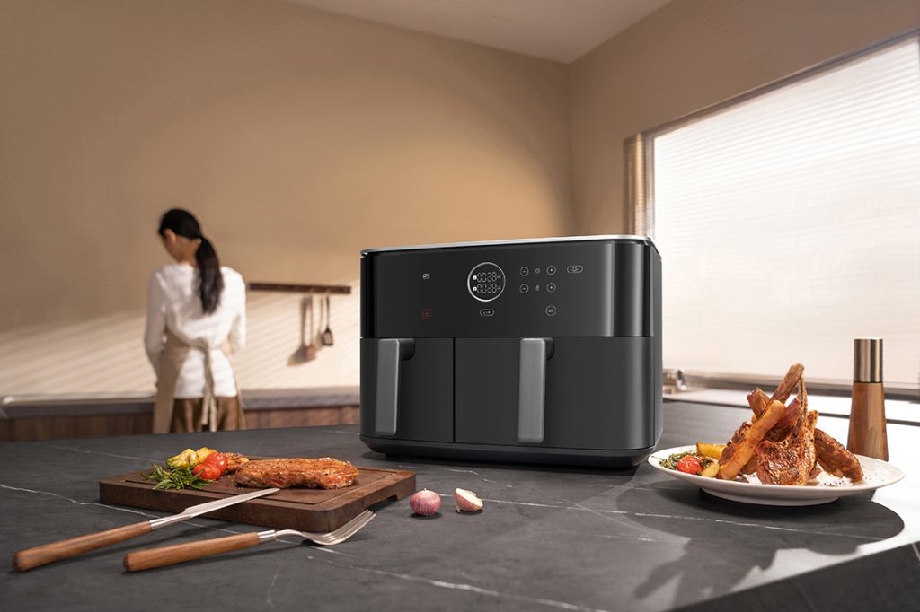 Xiaomi Dual Zone Air Fryer 10L ar viedo vadību un integrāciju mājas ekosistēmā