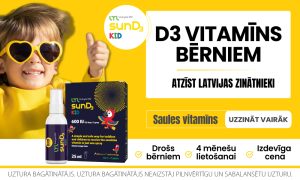 D3 vitamīns bērniem LYL SunD3 Kid ar zinātnieku atzinumu