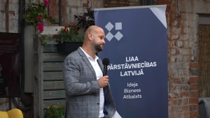 Uzņēmējdarbības pasākuma runātājs LIAA pārstāvniecības diskusijā