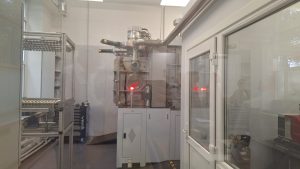 Naco Technologies laboratorijas iekārta nano pārklājumu izstrādei zaļā ūdeņraža tehnoloģijām.