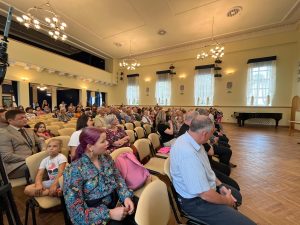 Auditorija kultūras nama konferencē