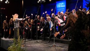 Jauktais koris “New Dublin Voices” no Īrijas uzstājas Baltijas jūras koru konkursā Jūrmalā.