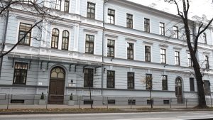 Korupcijas novēršanas un apkarošanas biroja ēka Rīgā.