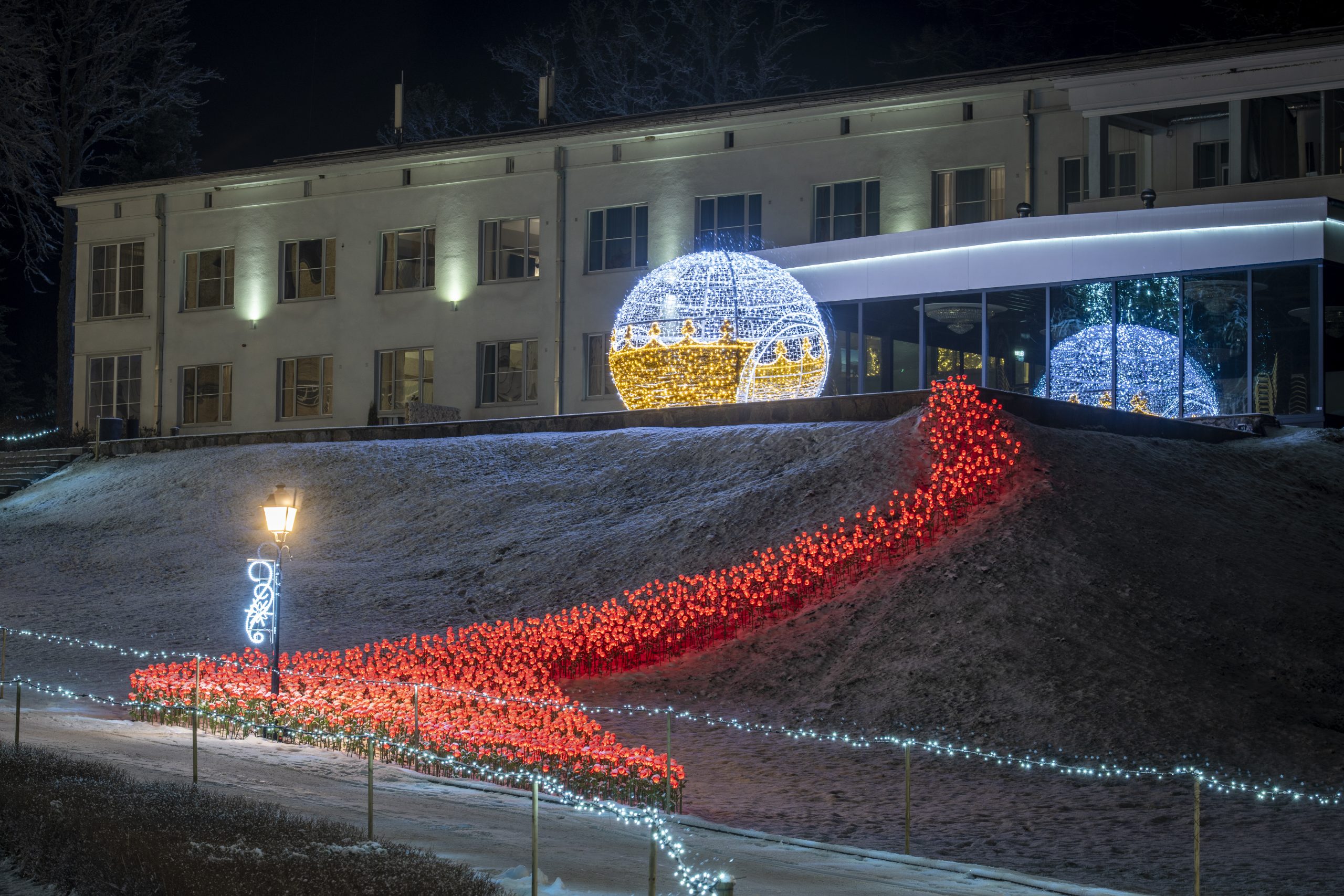 Wagenküll ziemas burvju zeme Taageperas pils parkā