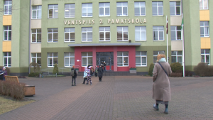 Ventspils 2. pamatskolas ēka, kur tiek apspriesta skolas slēgšana un skolu tīkla reorganizācija
