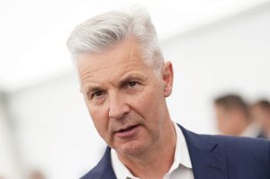 Partijas "Latvijas attīstībai" valdes līdzpriekšsēdētājs Artis Pabriks portreta foto