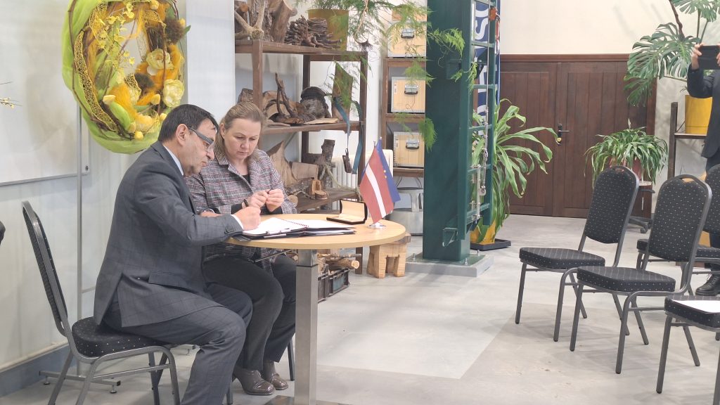 Sadarbības memoranda parakstīšana Bulduru Arboristu centra atklāšanā