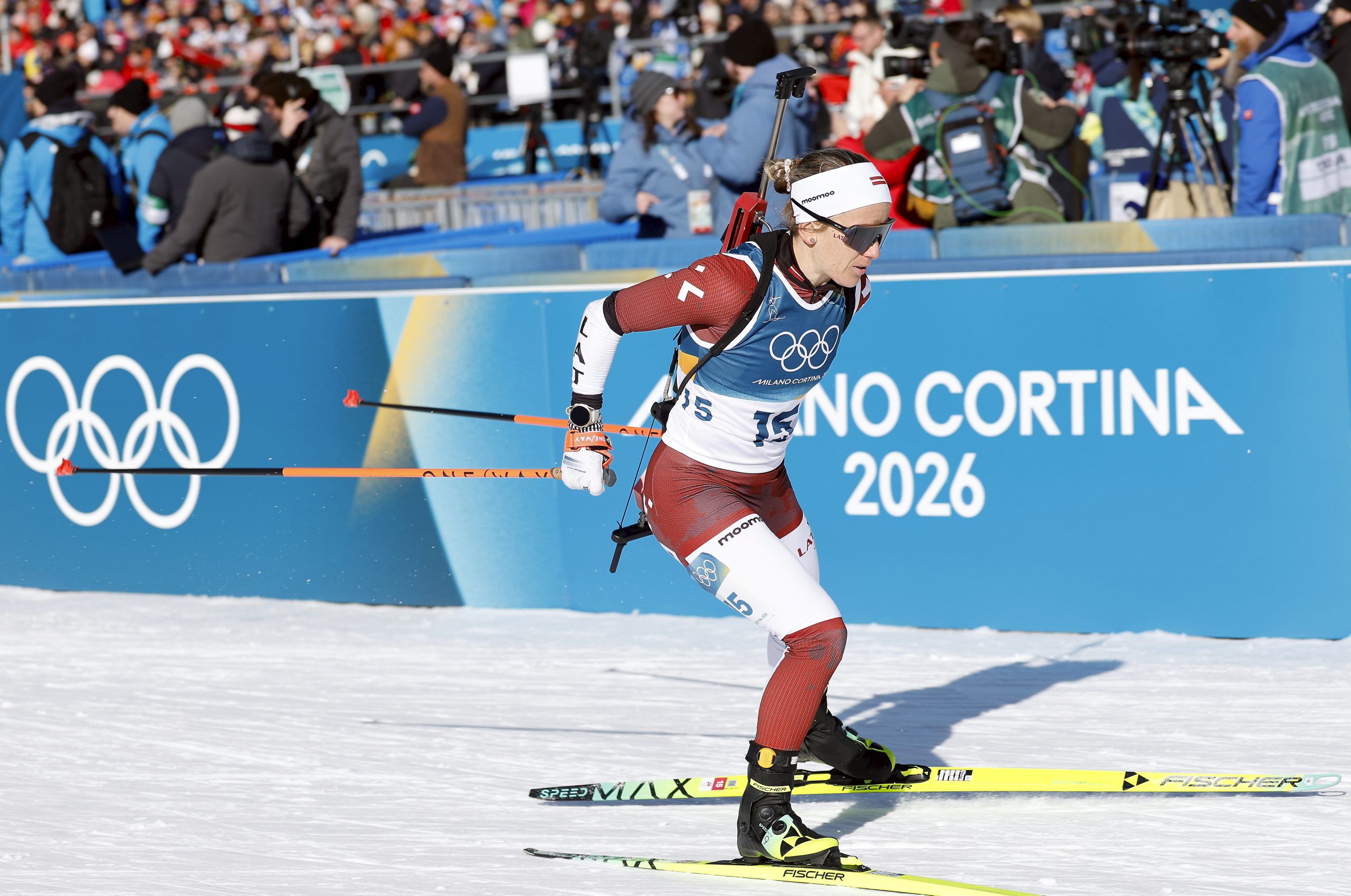 Latvijas biatloniste sacensībās 2026. gada Milānas–Kortīnas ziemas olimpiskajās spēlēs.