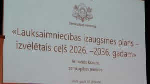 Prezentācija par lauksaimniecības izaugsmes plānu 2026.–2036. gadam