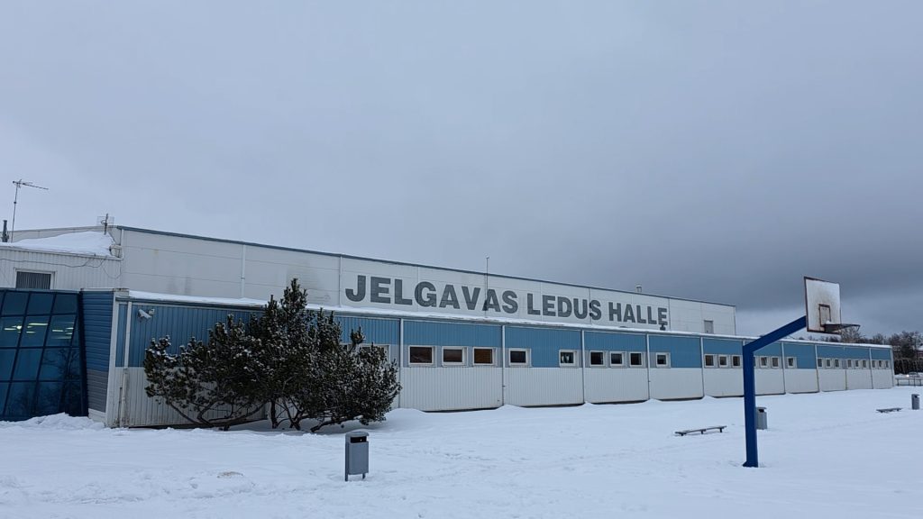Jelgavas Ledus halle ziemā