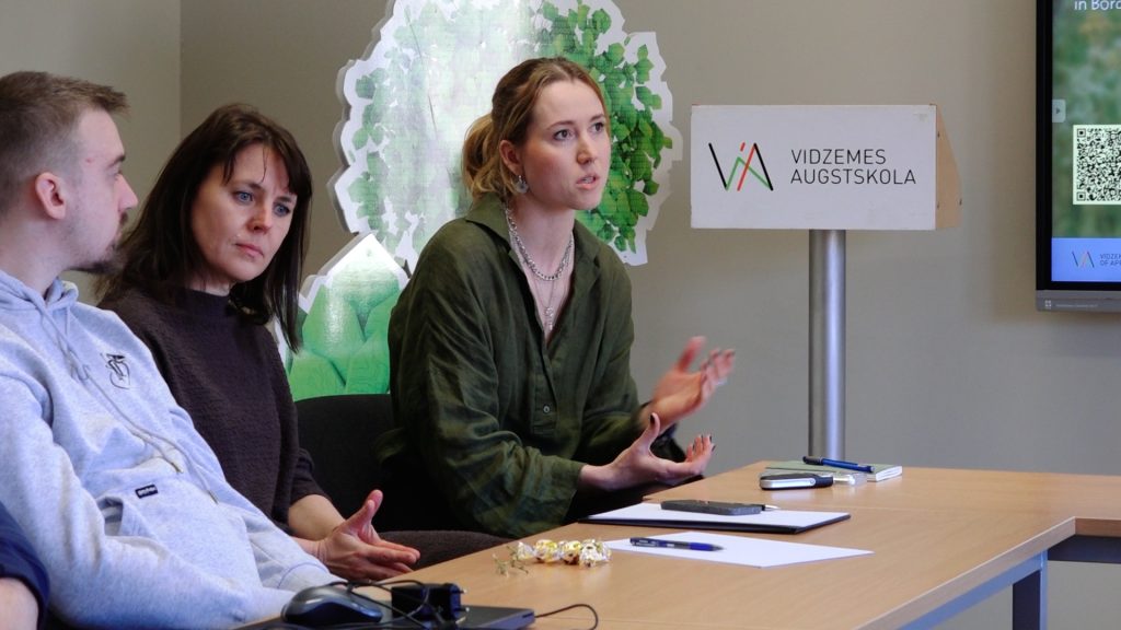 Diskusija Vidzemes Augstskolā ar studentiem un ekspertiem