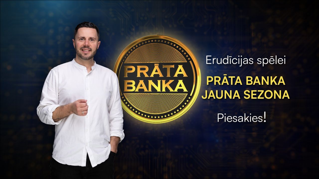 Erudīcijas spēles “Prāta banka” vadītājs Toms Bergs