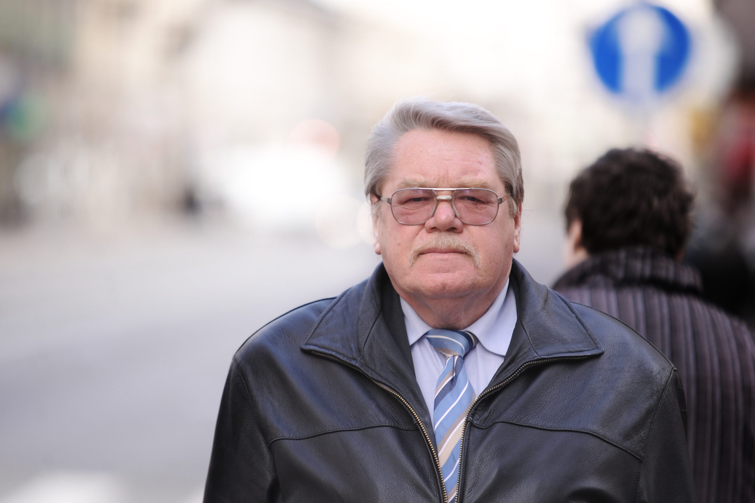 Politologs un vēsturnieks Kārlis Daukšts pilsētvidē