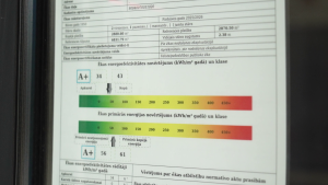 Ēkas energosertifikāts ar A+ energoefektivitātes novērtējumu