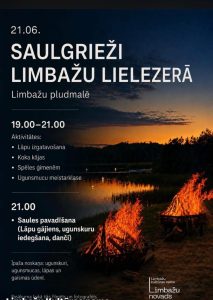 Saulgrieži Limbažu Lielezera krastā