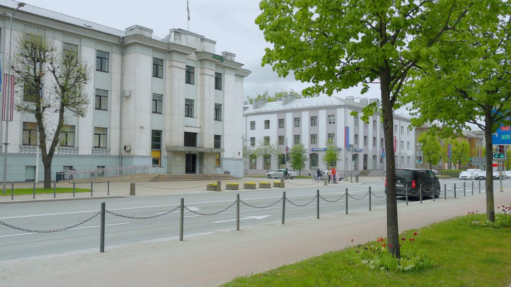 Jelgavas valstspilsētas pašvaldības administrācijas ēka Lielajā ielā.