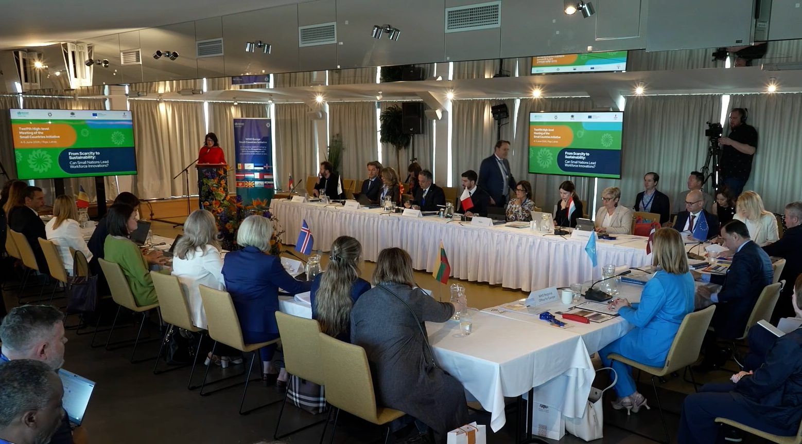 Eiropas mazo valstu veselības ministri un nozares eksperti piedalās starptautiskā konferencē par veselības aprūpes nākotni.