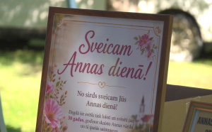Ierāmēts apsveikums Annas dienā Dagdas svētkos, kuros tradīcija tiek kopta jau 30 gadus