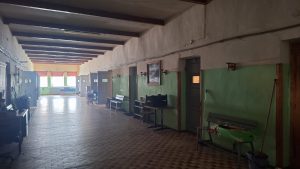 Bijušā Jelgavas cietuma iekštelpas pēc ieslodzīto pārvietošanas.