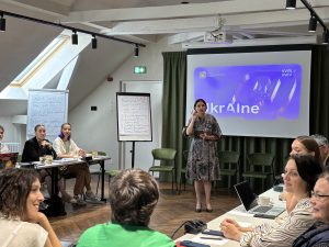 Ukrainas pārstāve seminārā par mākslīgo intelektu un digitālo transformāciju