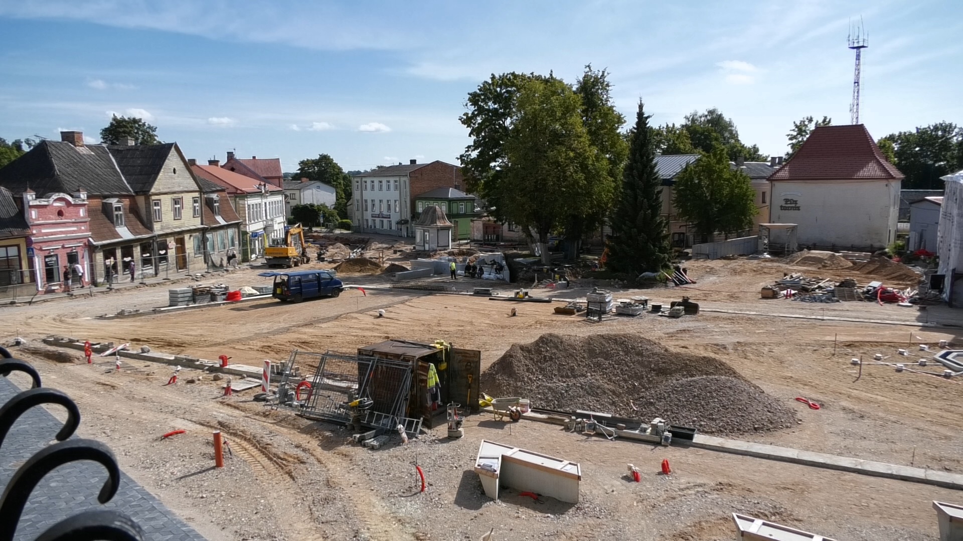 Tukuma Brīvības laukuma pārbūves darbi