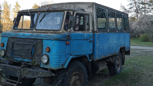 Helmuta Baņukalna GAZ-66 ekspedīciju autobuss