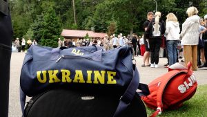 Ukrainas bērnu somas nometnes noslēgumā Latvijā