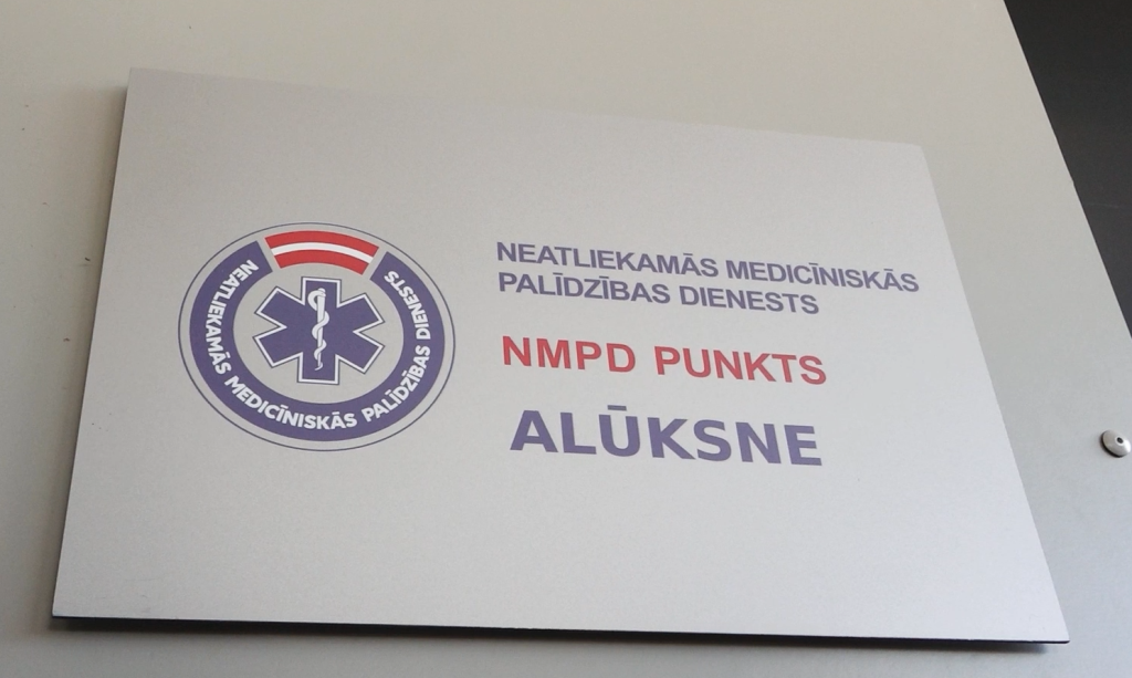 NMPD punkta Alūksnē norāde